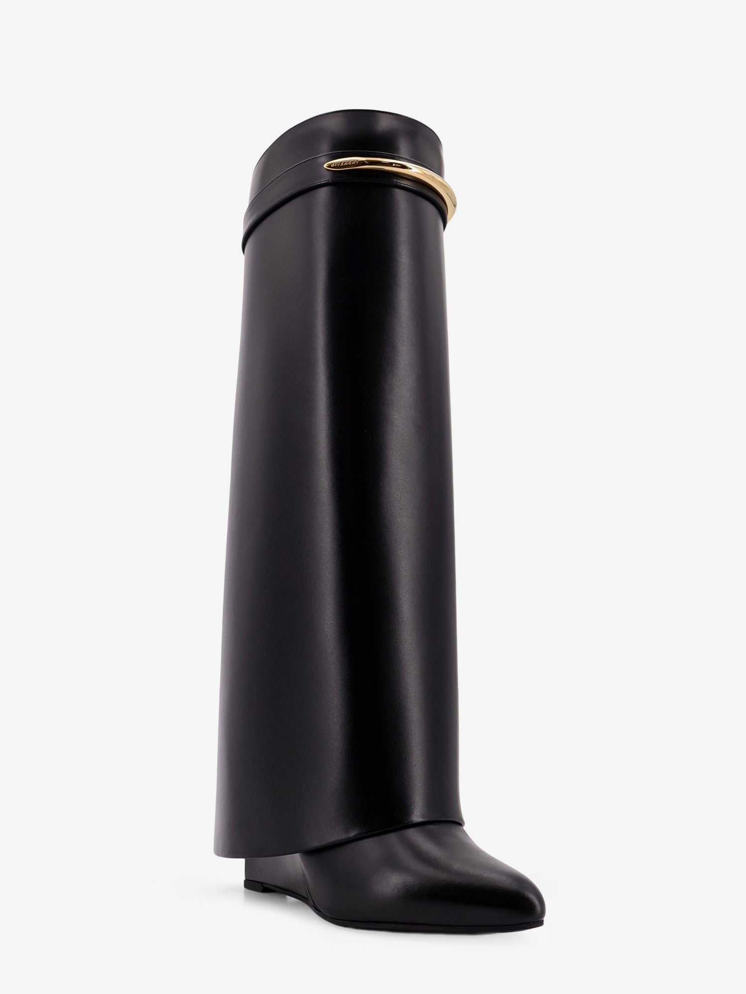 Givenchy Women's Shark Leather Boots Black