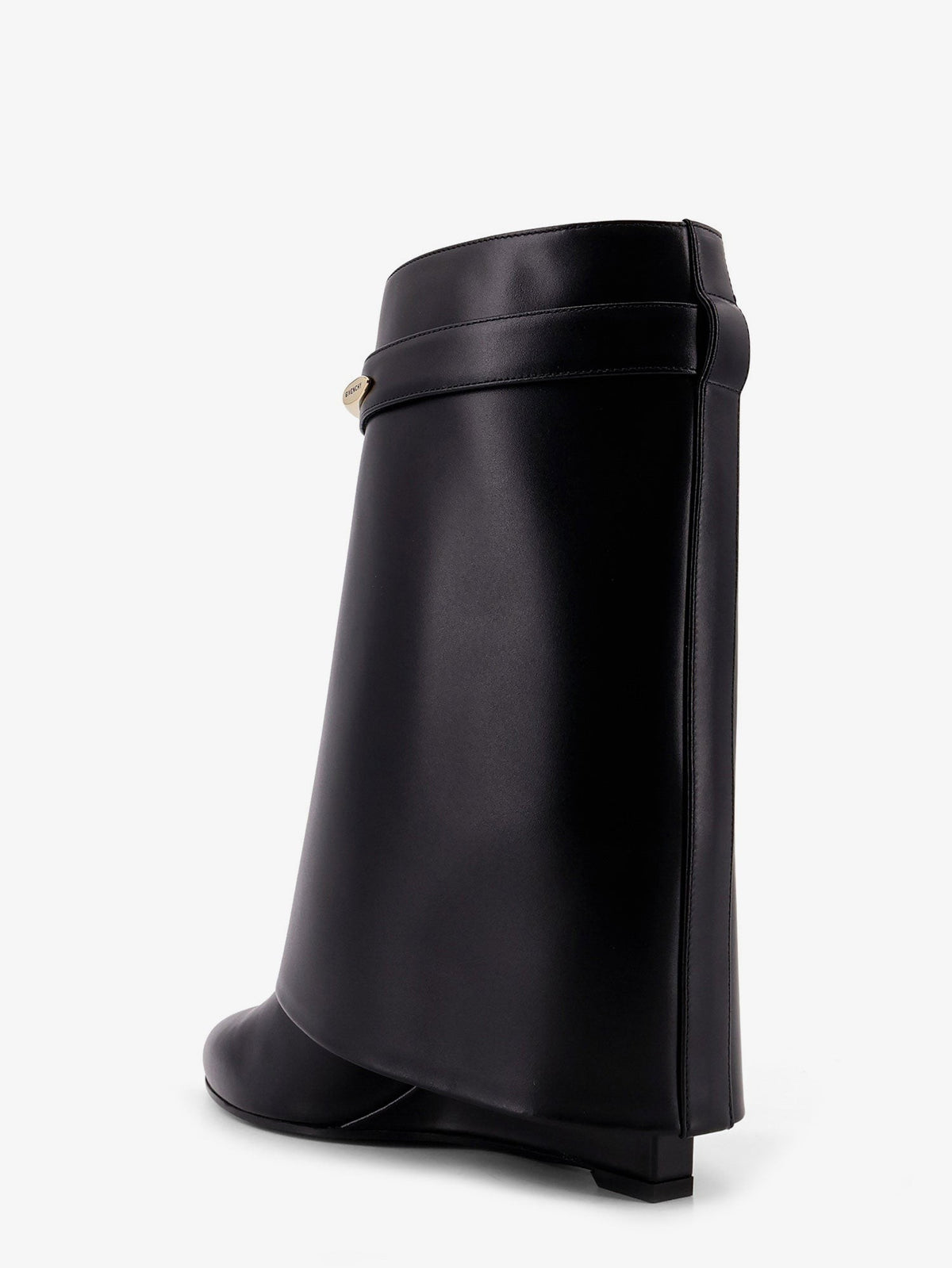 Givenchy Women's Shark Leather Boots Black, view 3