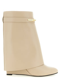 Givenchy Shark Pinch Ankle Boots Beige