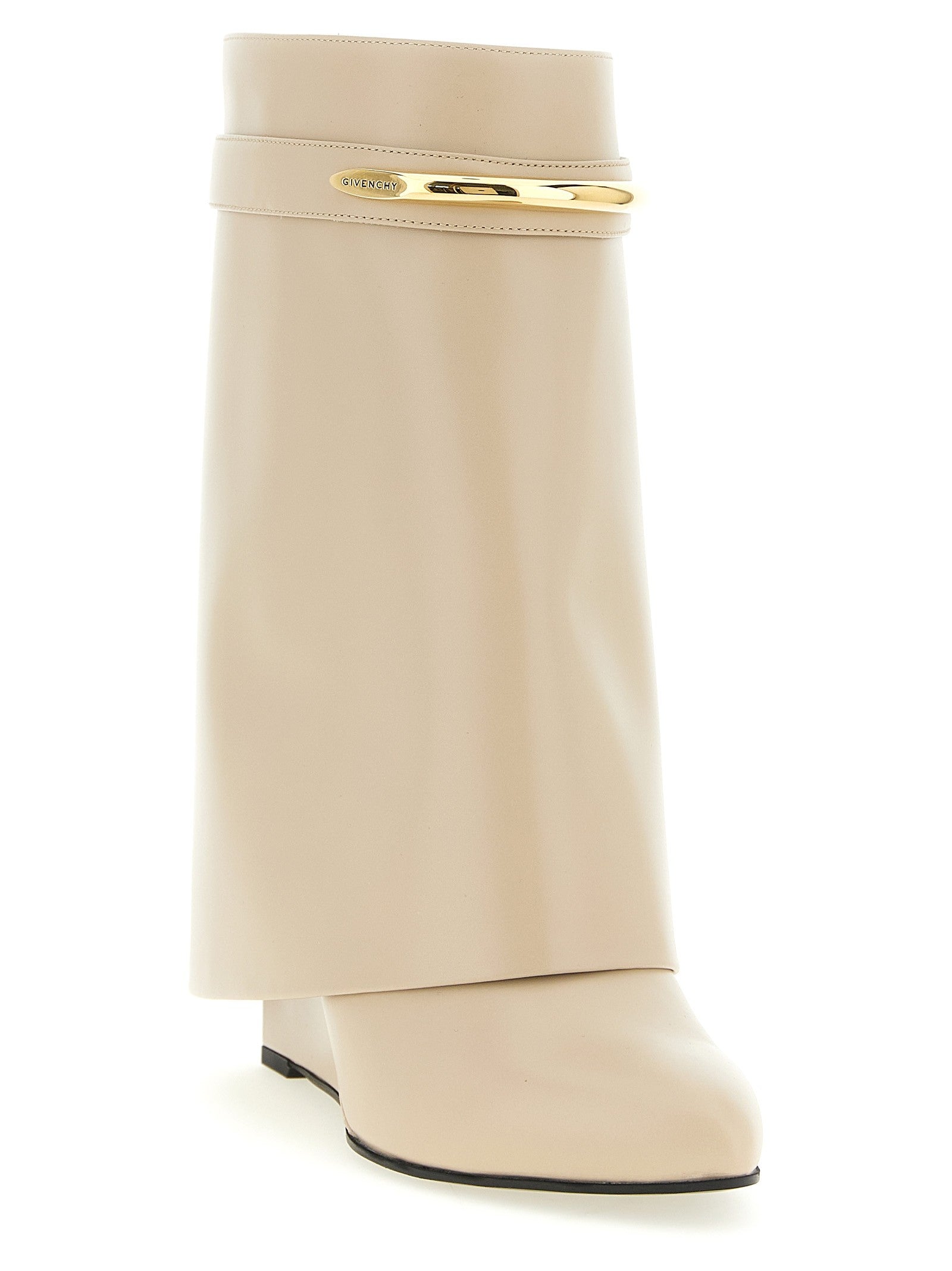 Givenchy Shark Pinch Ankle Boots Beige