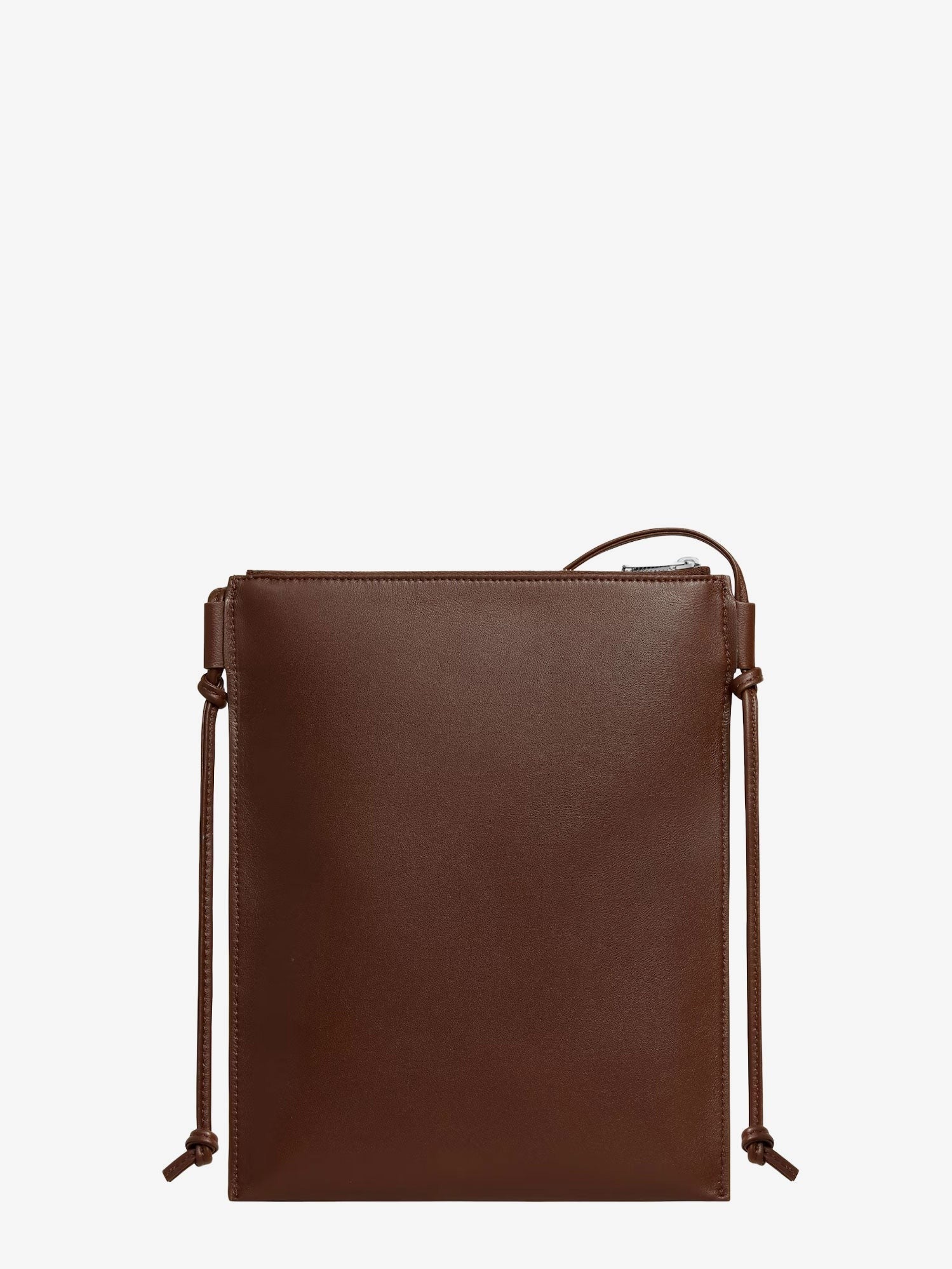 Celine Unisex Sharp Leather Crossbody Bag Brown Celine