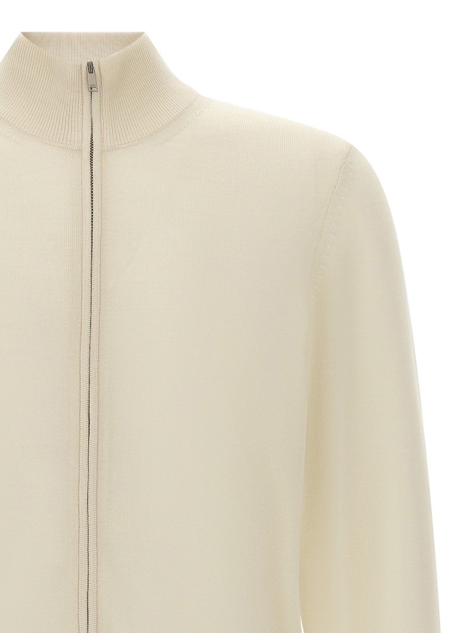HUGO BOSS Balonso Cardigan White