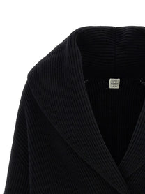 Toteme Shawl Lapel Cardigan Black