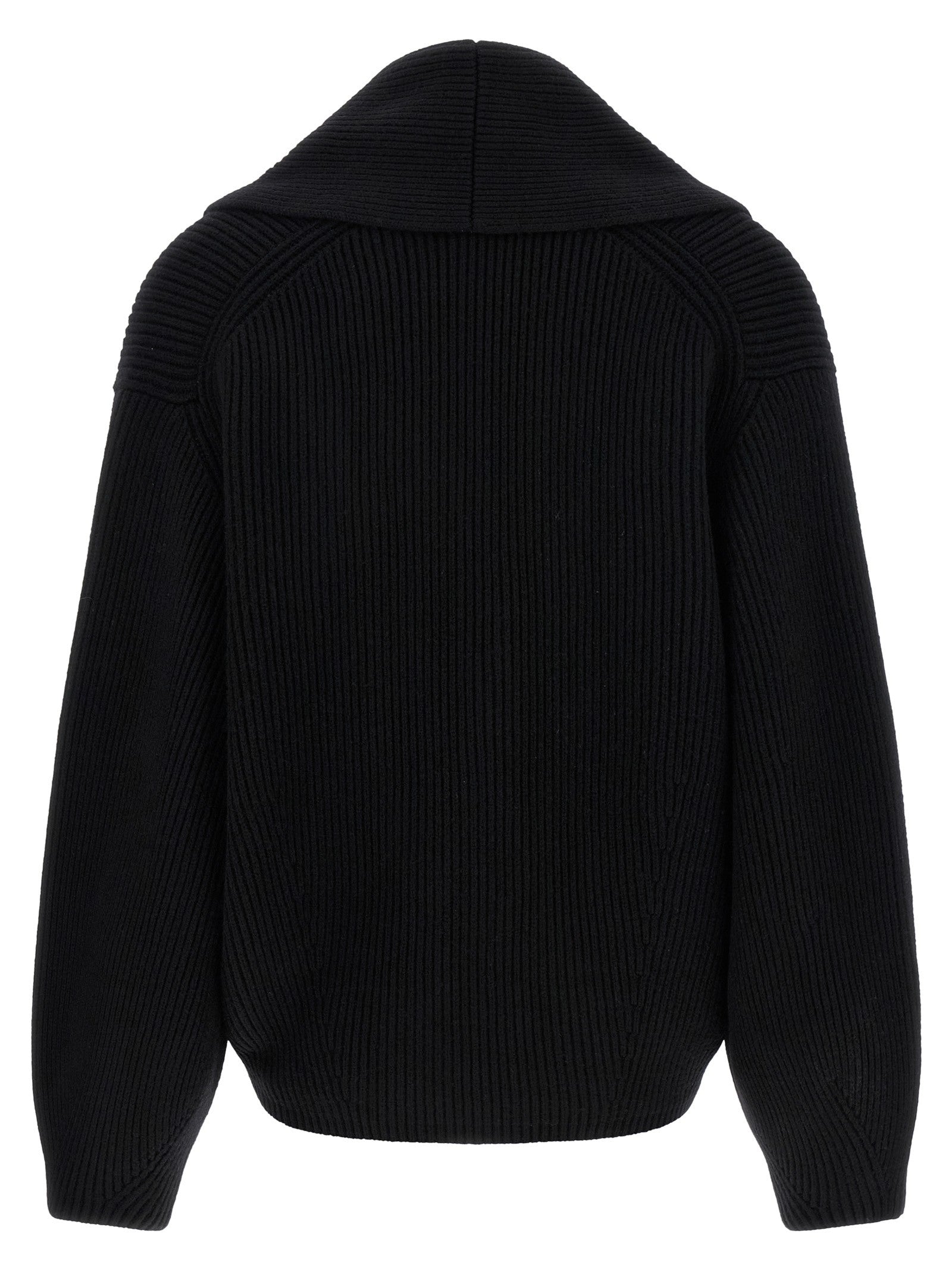 Toteme Shawl Lapel Cardigan Black