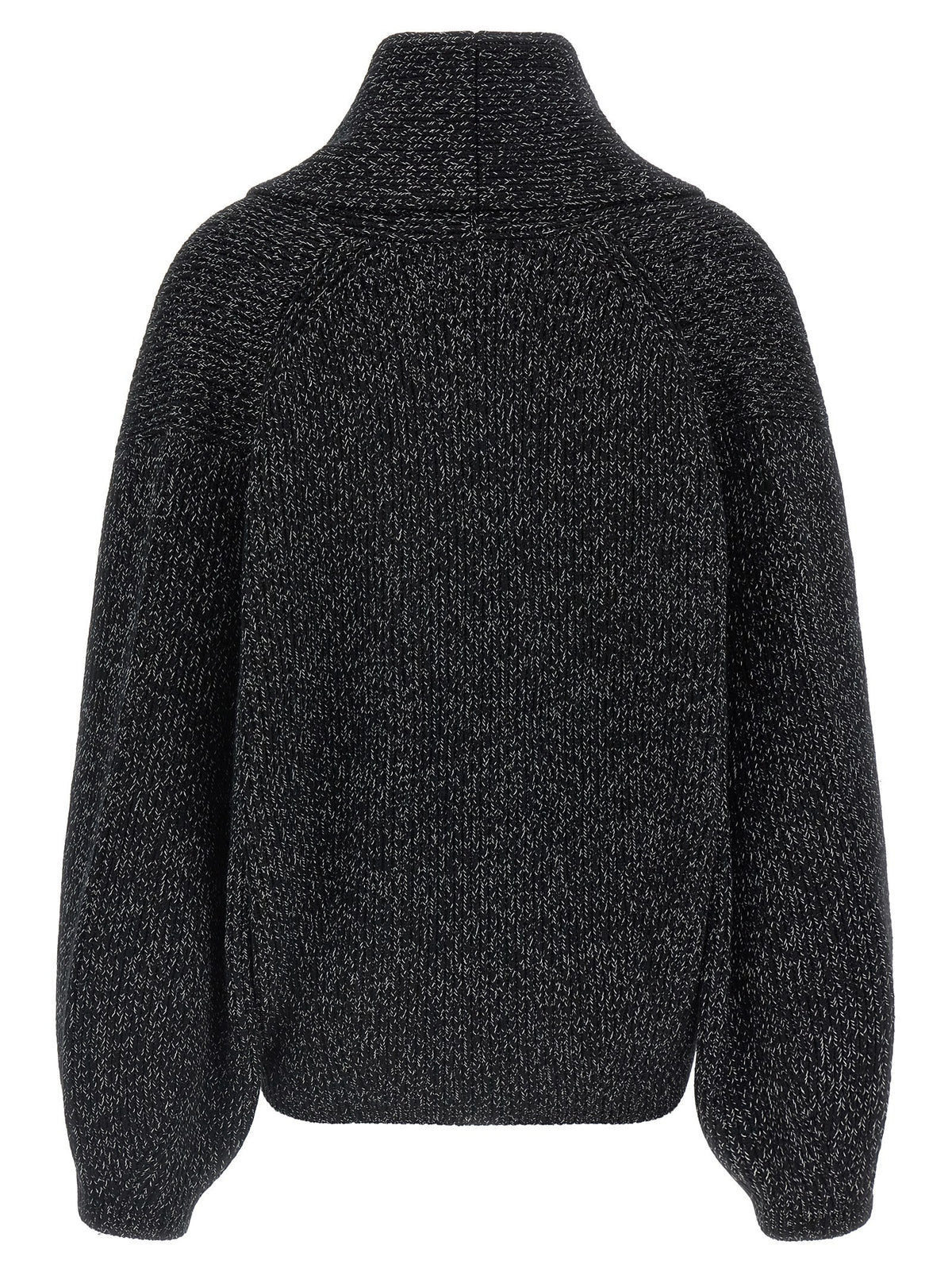 Toteme Shawl Neck Cardigan Black, view 2
