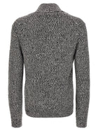 Brioni Shawl Neck Cardigan White, view 2