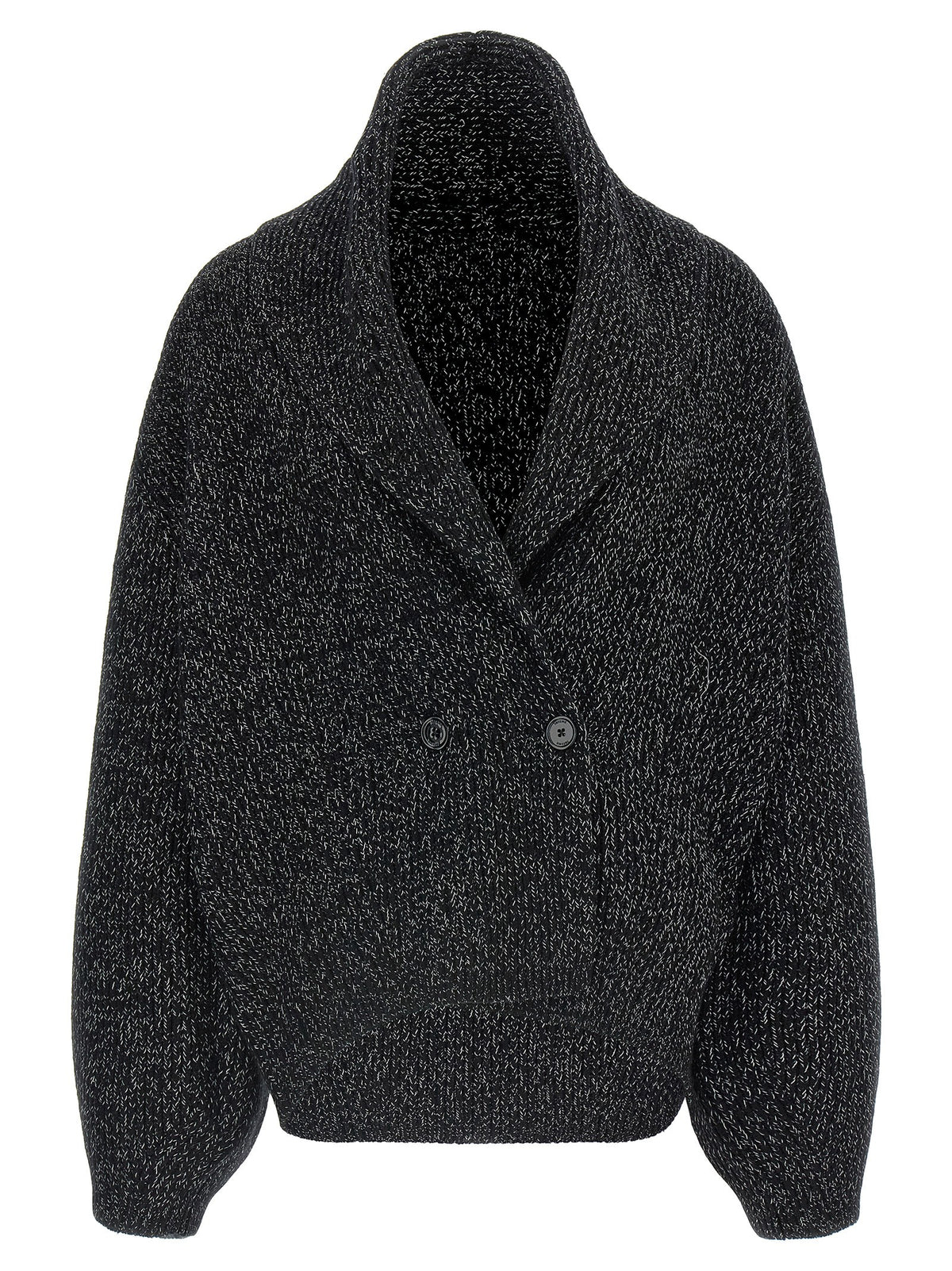 Toteme Shawl Neck Cardigan Black