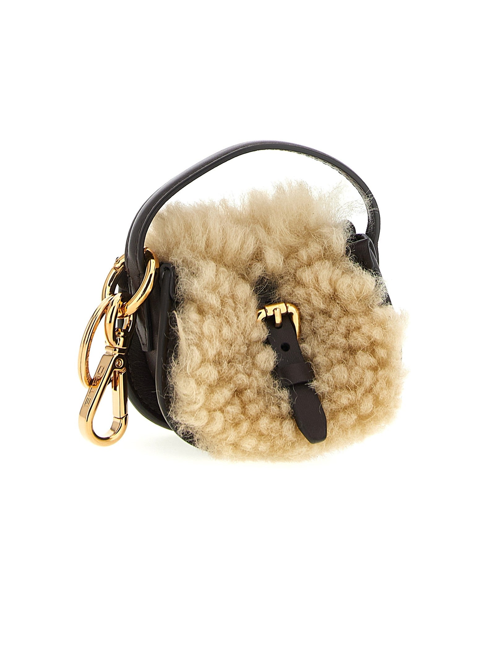 ETRO Shearling Bag Cindolo Gold