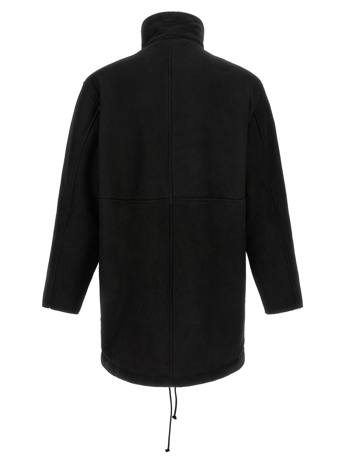 Giorgio Brato Shearling Caban Black