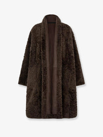 Tom Ford Women's Shearling Coat Black