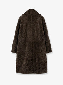 Tom Ford Women's Shearling Coat Black