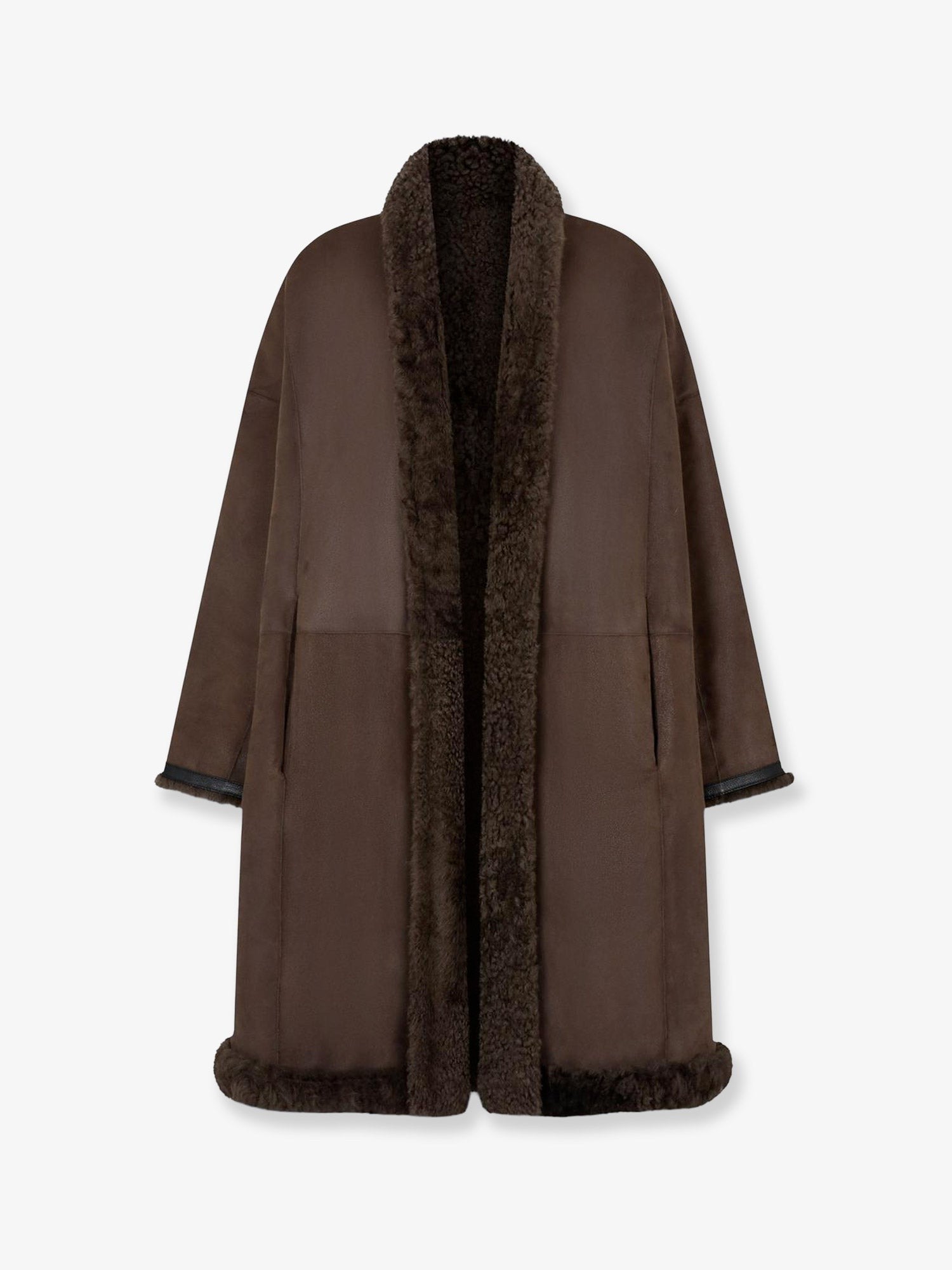 Tom Ford Women's Shearling Coat Black