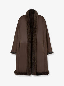 Tom Ford Women's Shearling Coat Black