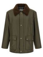 Maison Margiela Shearling Collar Parka Green