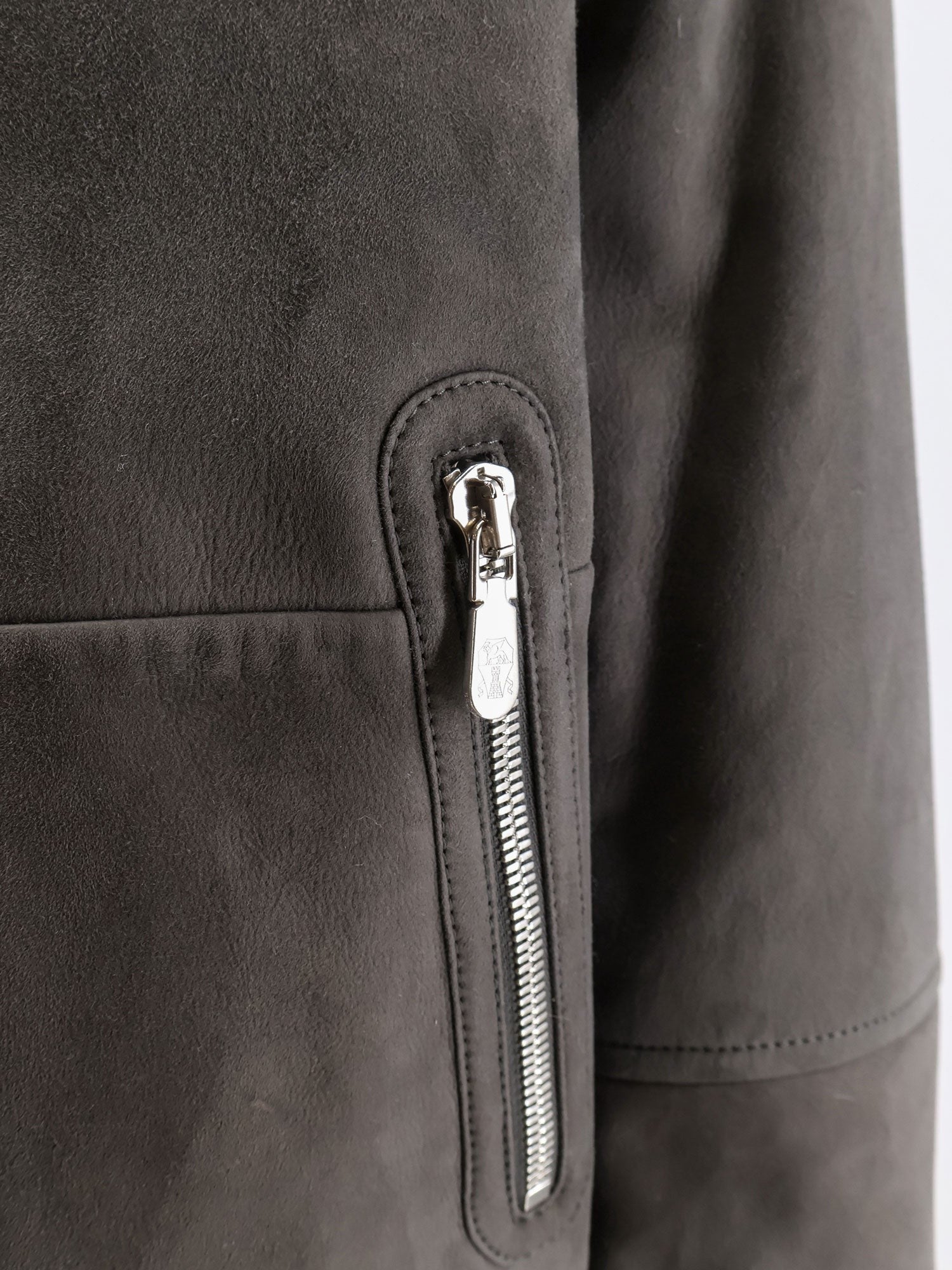 Brunello Cucinelli Men's Shearling Jacket White