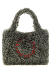 Stella McCartney Shearling Shopping Bag Grey