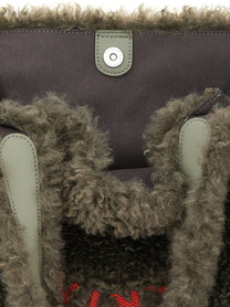 Stella McCartney Shearling Shopping Bag Grey