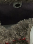 Stella McCartney Shearling Shopping Bag Grey, view 4