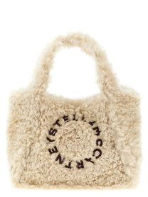 Stella McCartney Shearling Shopping Bag Beige