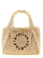 Stella McCartney Shearling Shopping Bag Beige