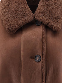 Brunello Cucinelli Women's Shearling Sleeveless Jacket Brown