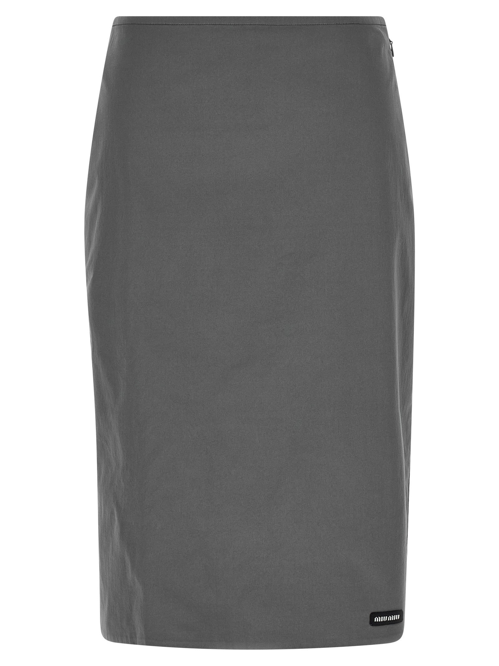 Miu Miu Sheath Skirt Grey