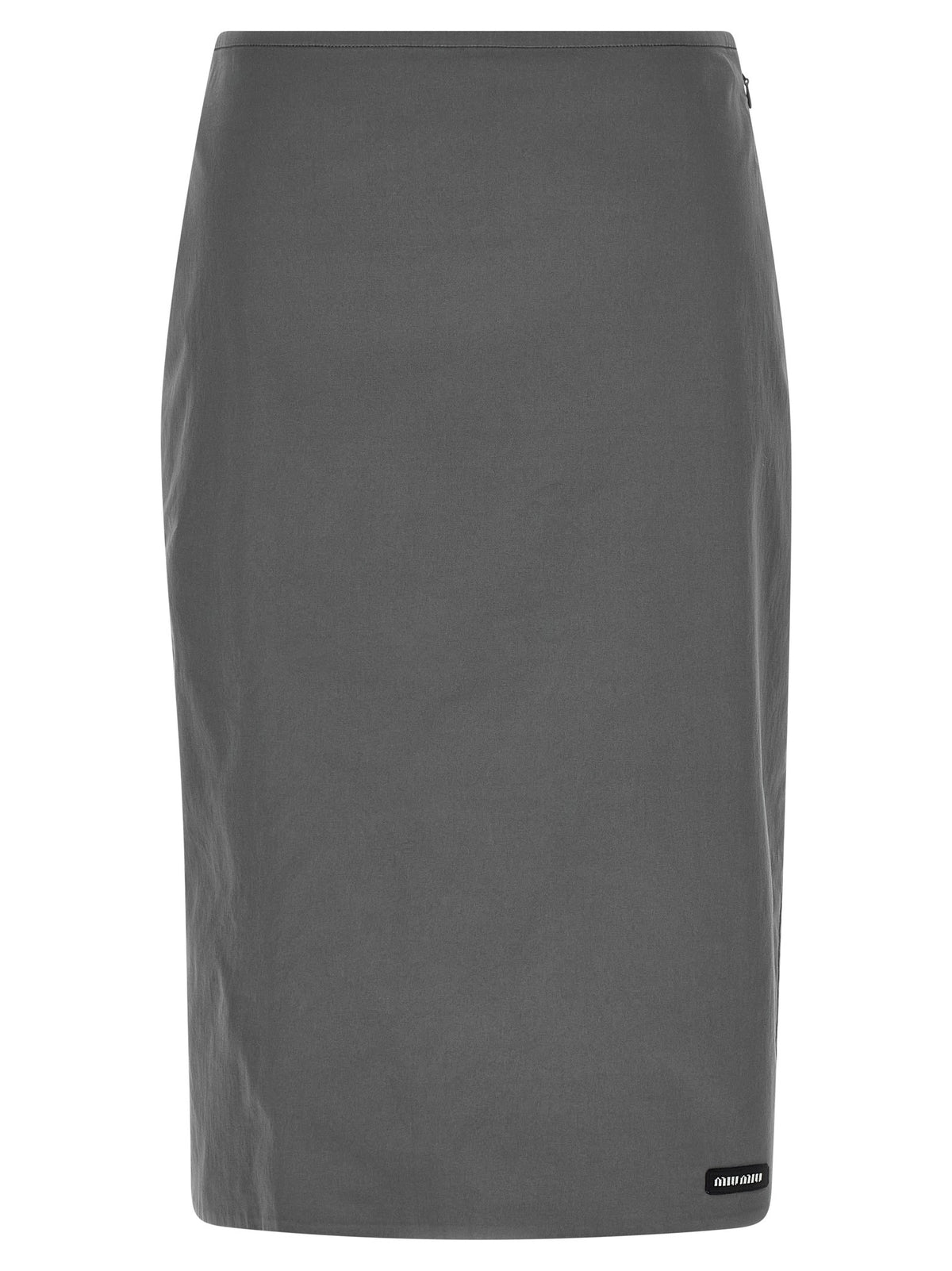 Miu Miu Women's Sheath Skirt Grey