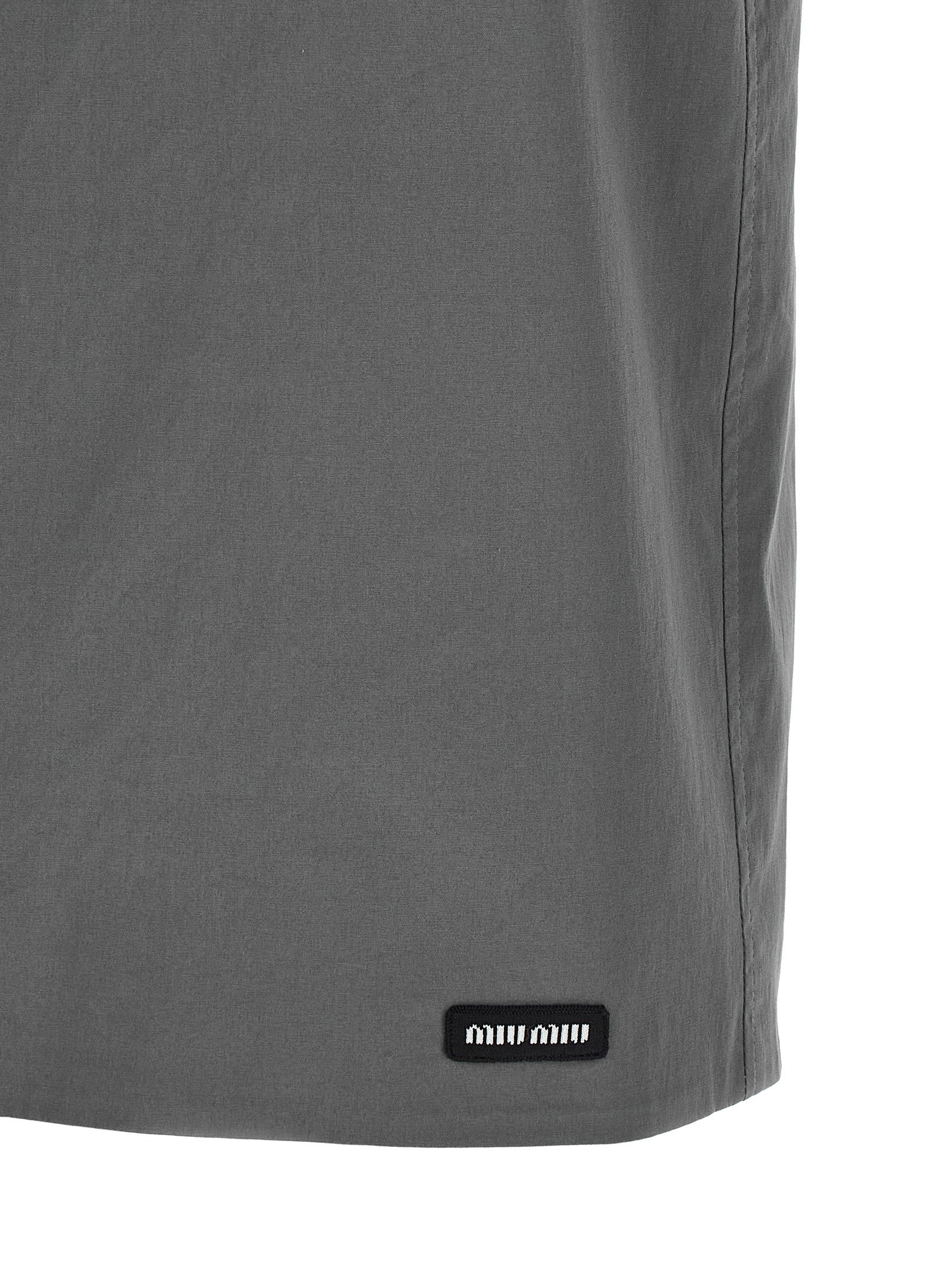 Miu Miu Sheath Skirt Grey