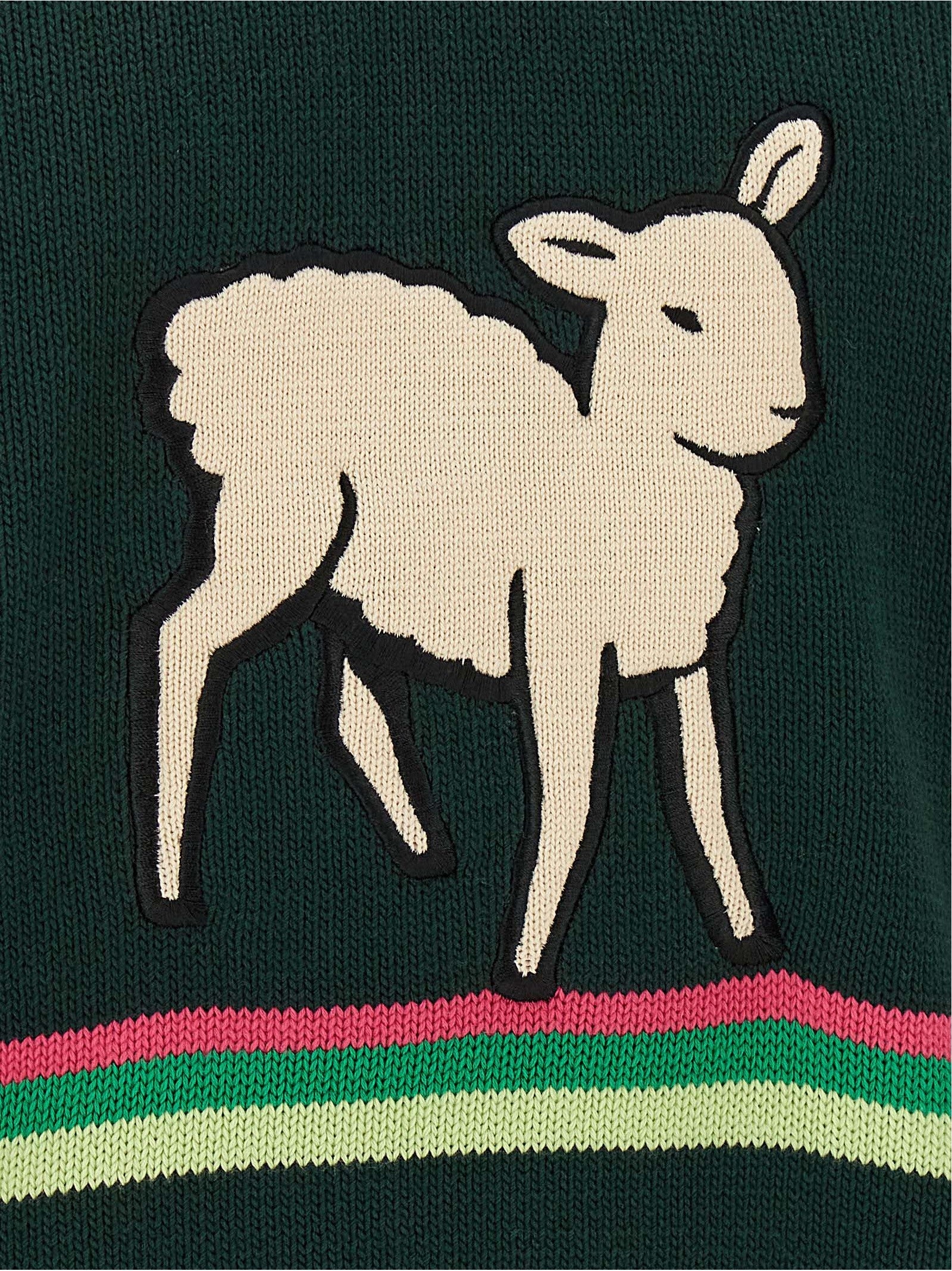 JW Anderson Sheep Sweater Green