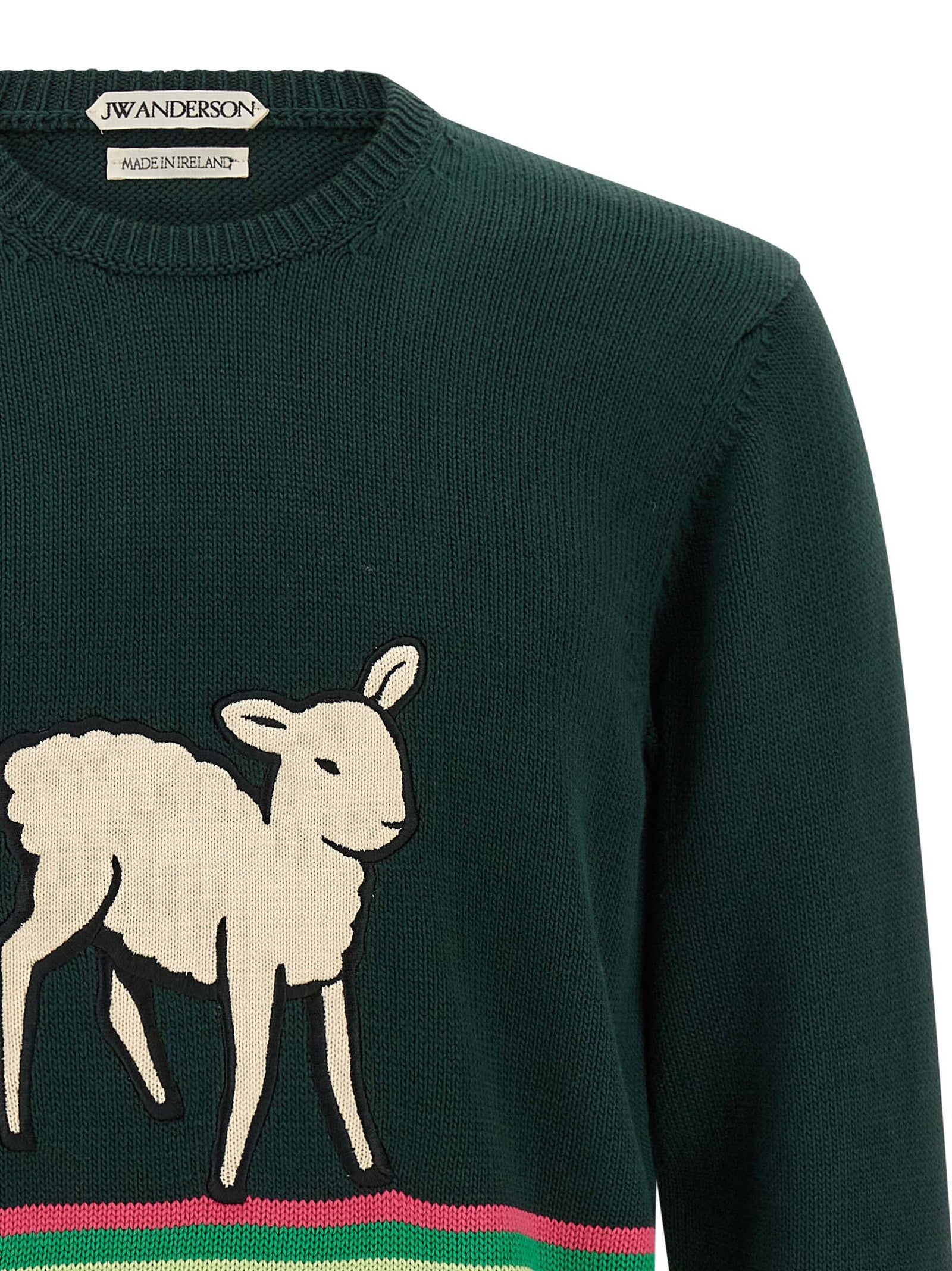 JW Anderson Sheep Sweater Green