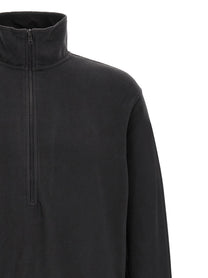 Entire Studios Shell Fleece Pullover Fleece Sweatshirt Black