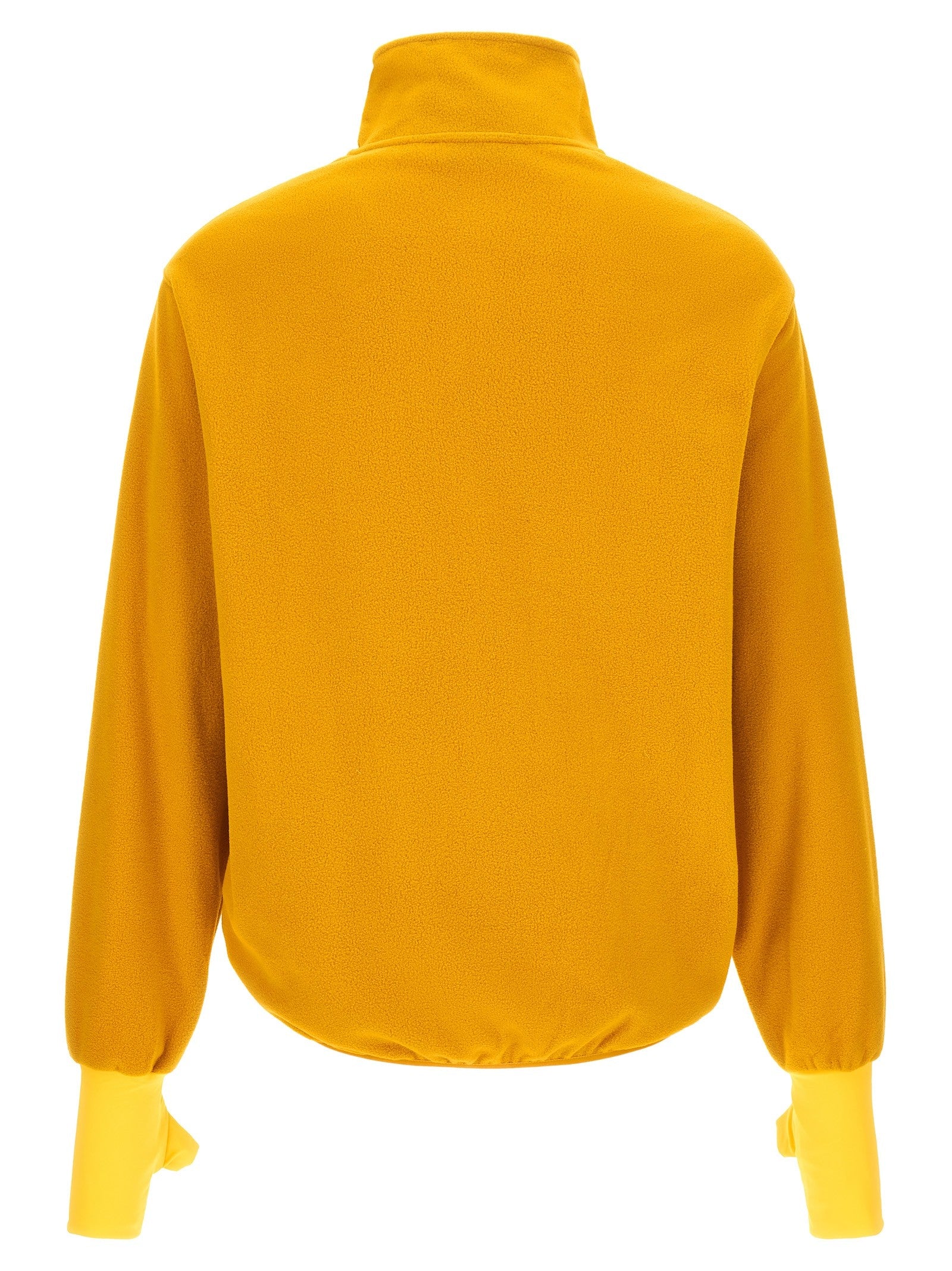 Entire Studios Shell Fleece Pullover Fleece Sweatshirt Yellow