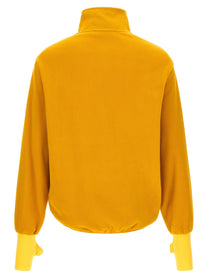 Entire Studios Shell Fleece Pullover Fleece Sweatshirt Yellow
