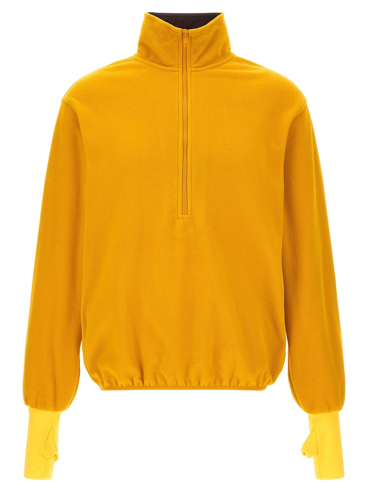 Entire Studios Shell Fleece Pullover Fleece Sweatshirt Yellow