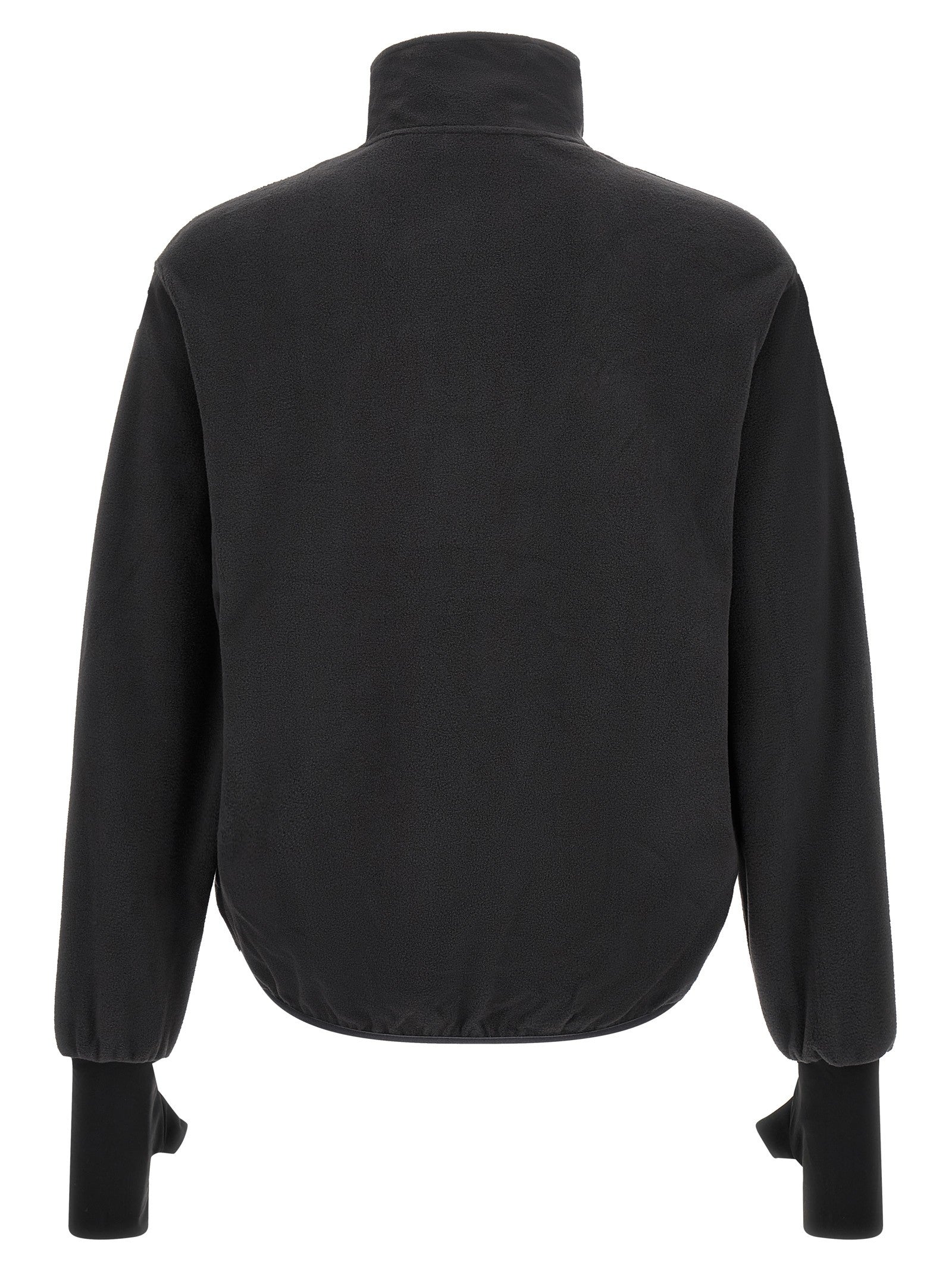Entire Studios Shell Fleece Pullover Fleece Sweatshirt Black