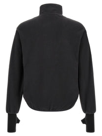 Entire Studios Shell Fleece Pullover Fleece Sweatshirt Black