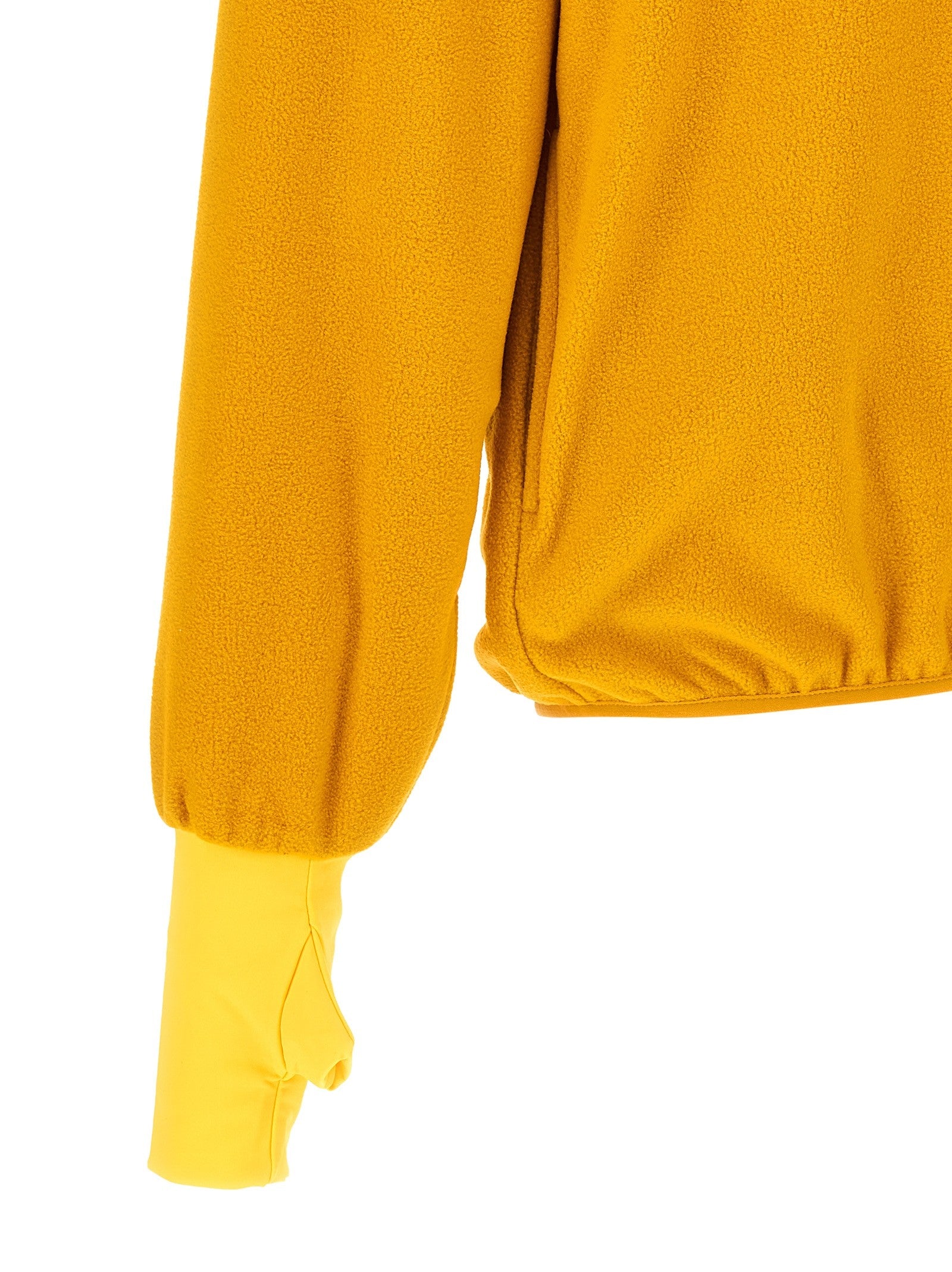 Entire Studios Shell Fleece Pullover Fleece Sweatshirt Yellow
