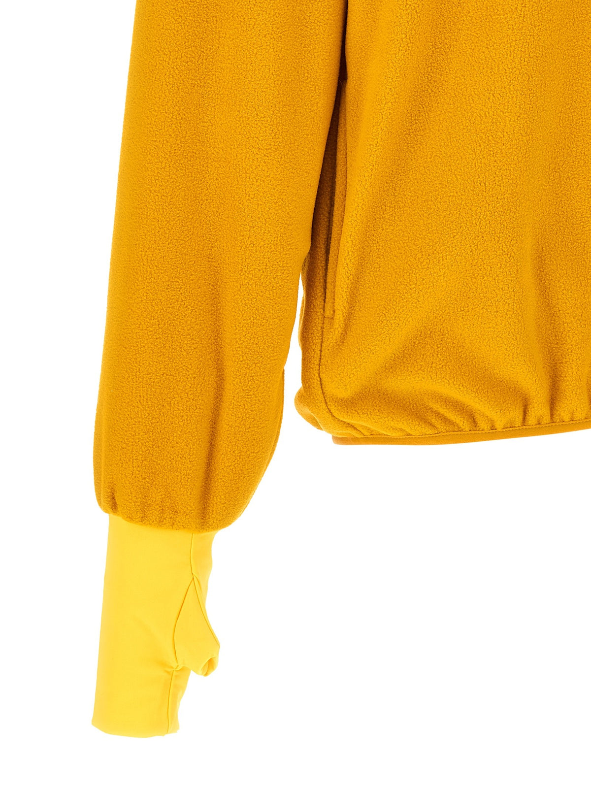 Entire Studios Shell Fleece Pullover Fleece Sweatshirt Yellow, view 4