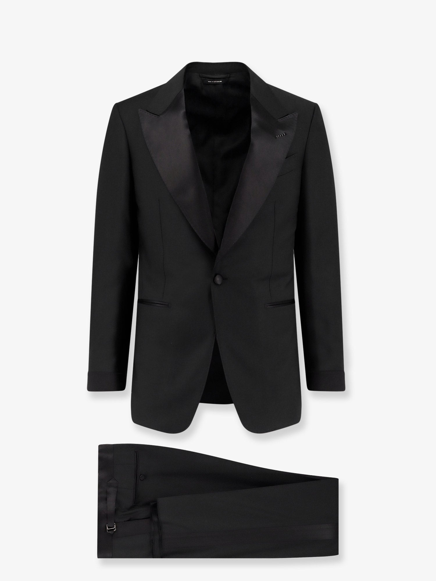Tom Ford Men's Shelton Stretch Wool Tuxedo Black