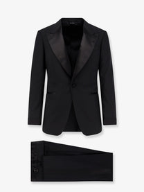 Tom Ford Men's Shelton Wool Tuxedo Black