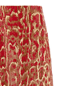 Dries Van Noten Shera Bis Skirt Gold
