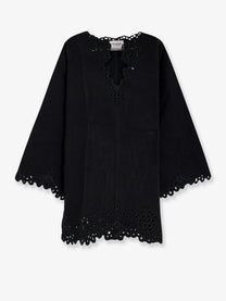 Isabel Marant Étoile Women's Sherazade Short Cotton Dress Black