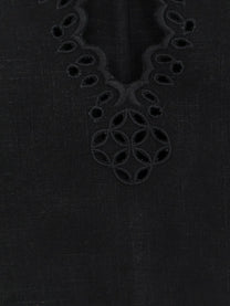 Isabel Marant Étoile Women's Sherazade Short Cotton Dress Black