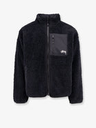 Stussy Men's Sherpa and Nylon Reversible Jacket Black