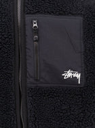 Stussy Men's Sherpa and Nylon Reversible Jacket Black