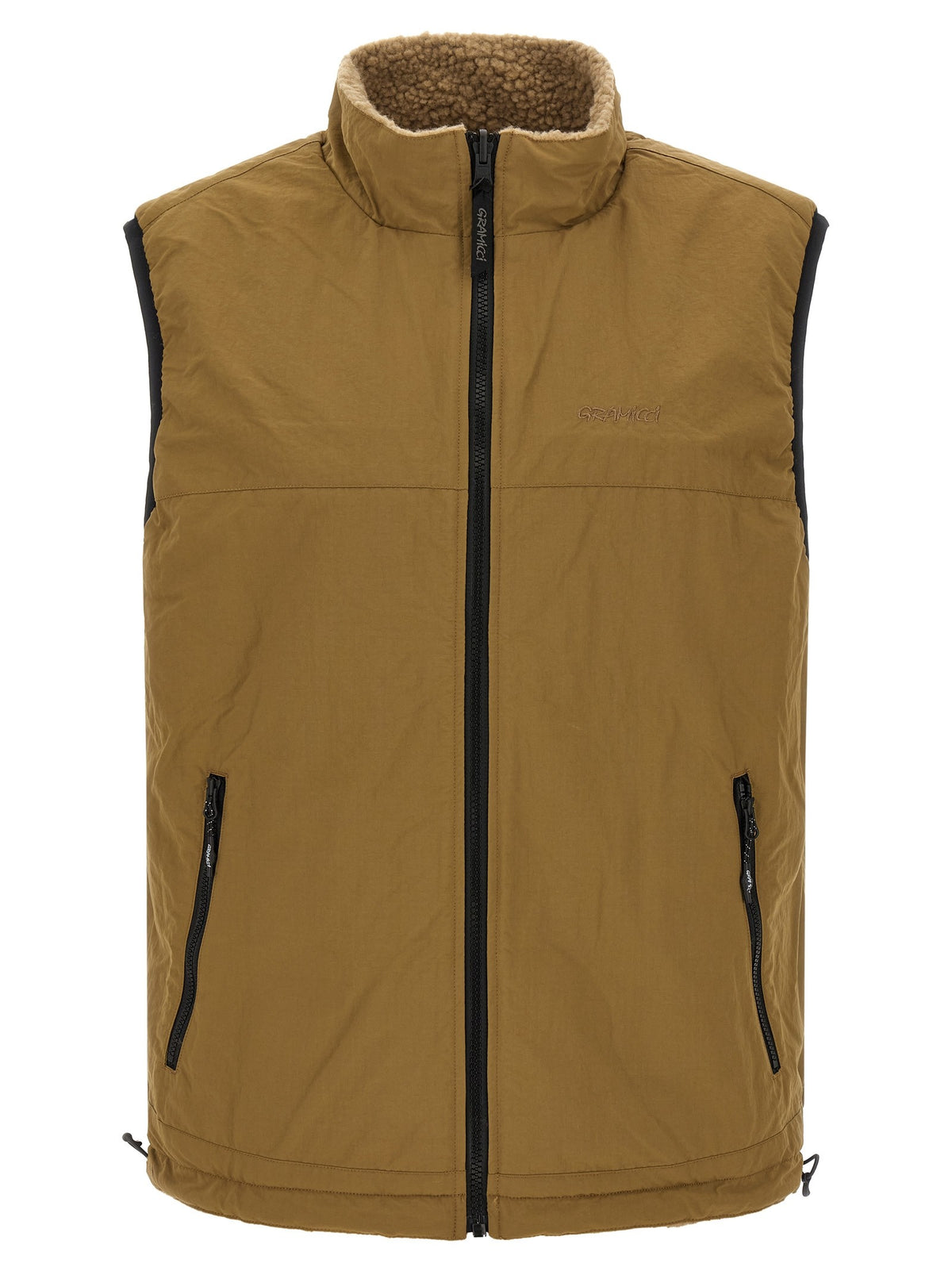 Gramicci Sherpa Reversible Vest Beige, view 3