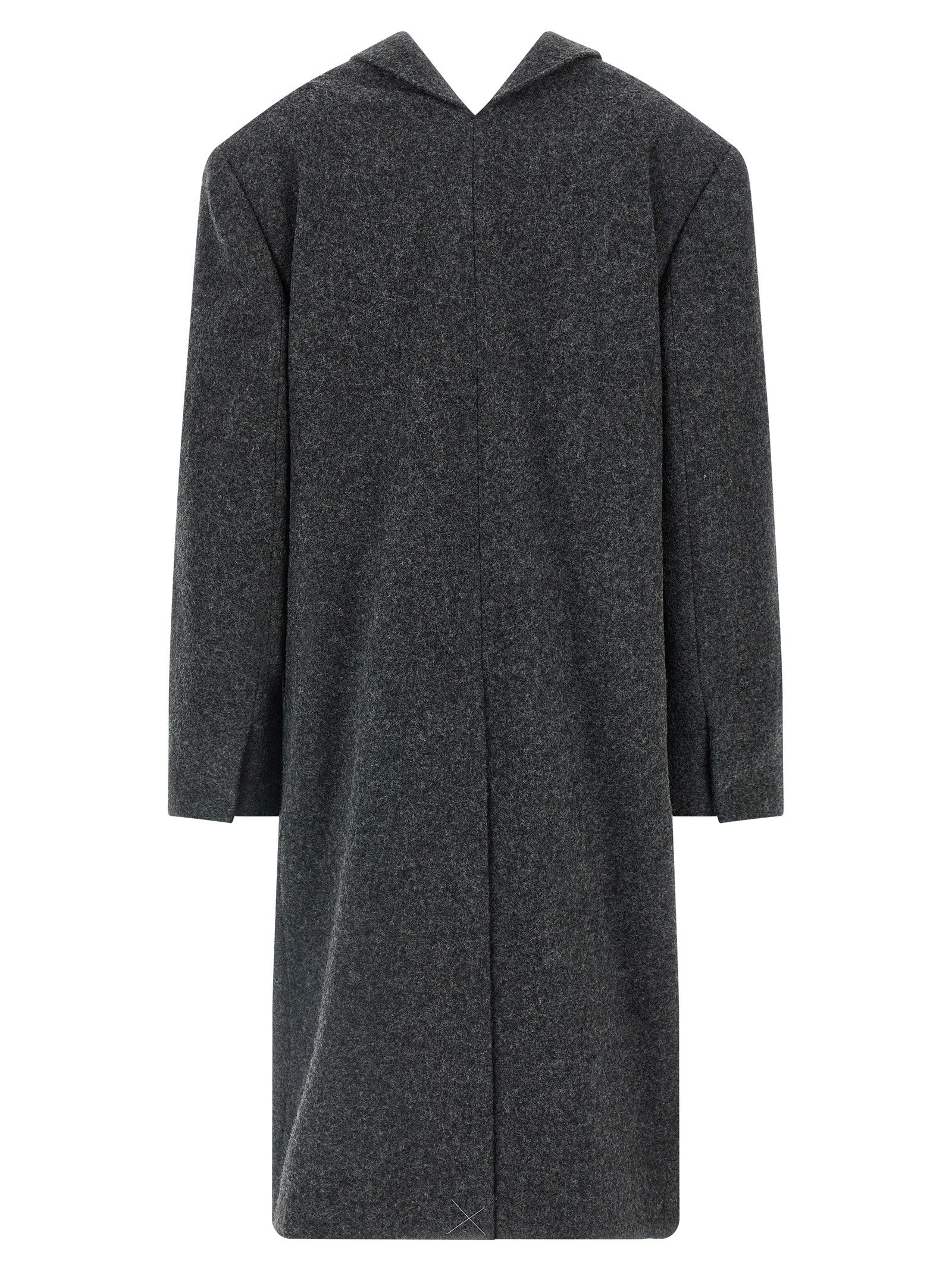 PRADA Shetland Wool Coat Grey