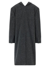 PRADA Shetland Wool Coat Grey