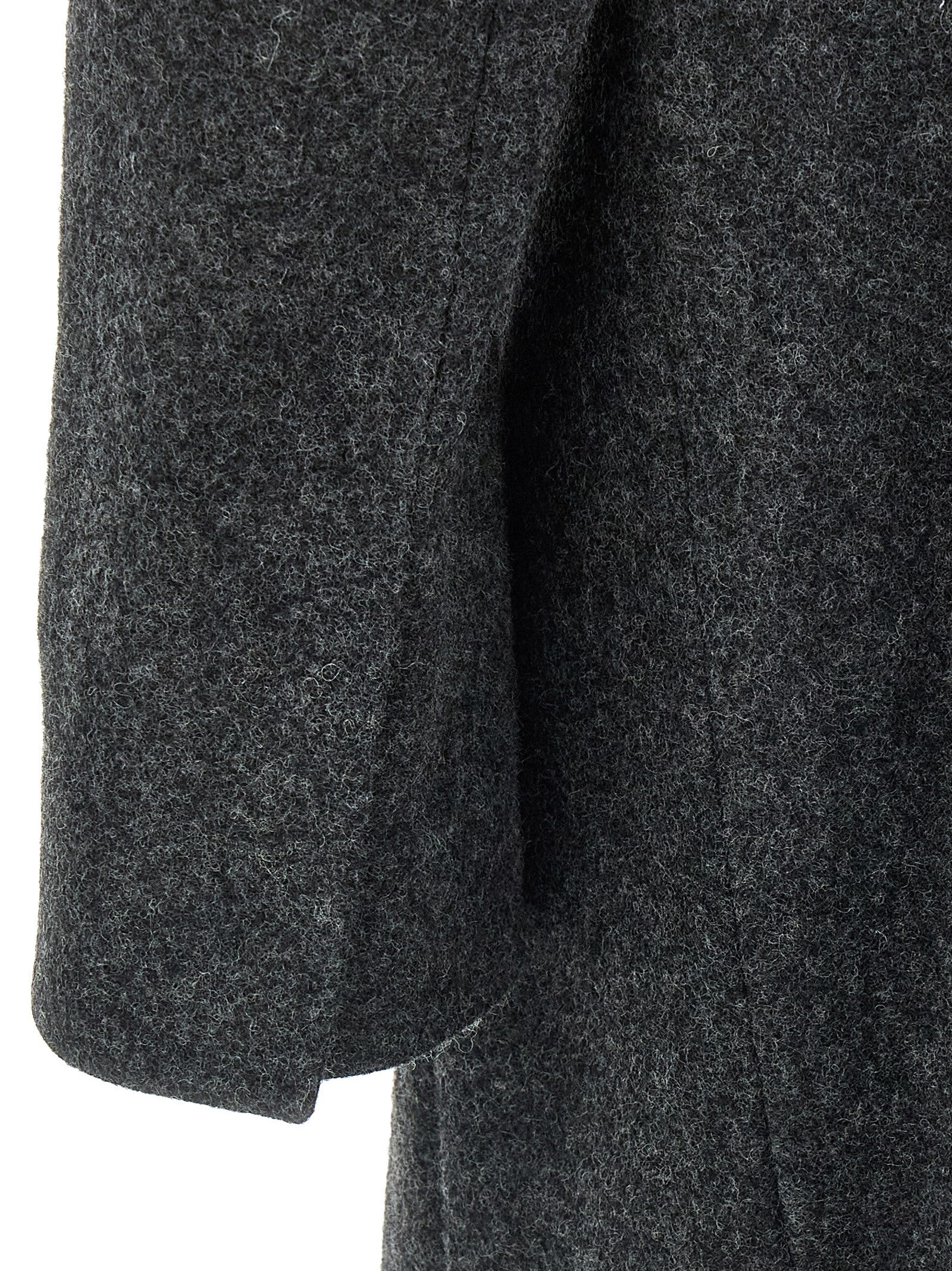 PRADA Shetland Wool Coat Grey