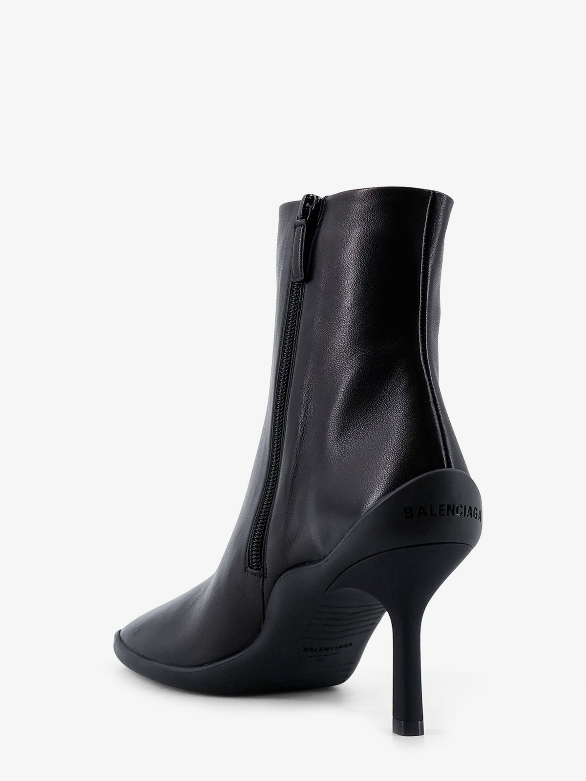 Balenciaga Women's Shibuya Leather Boots Black, view 3